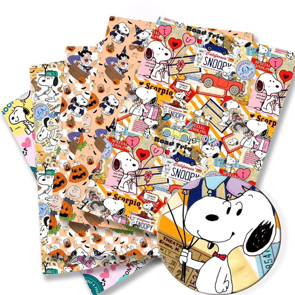 Sewing Textiles - TAKARA TOMY Snoopy Kain 140x50CM Kain
