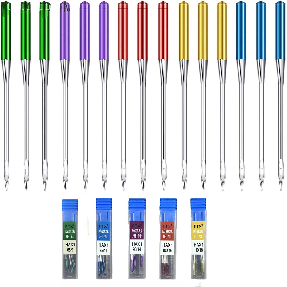 Twin Needle Stretch - 3 Bottles-9Pcs Universal titik biasa jarum