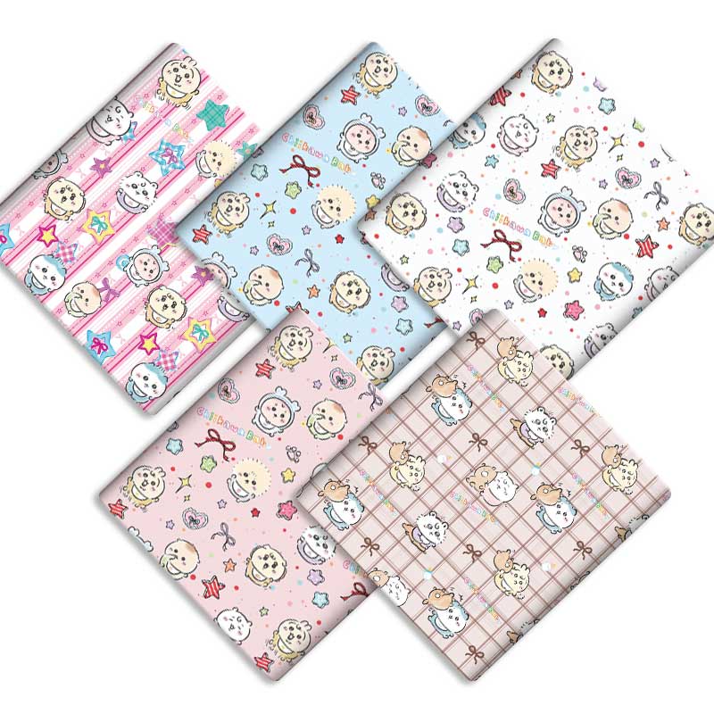 Sewing Textiles - Kain Poliester Kartun 140x50cm Kain Katun