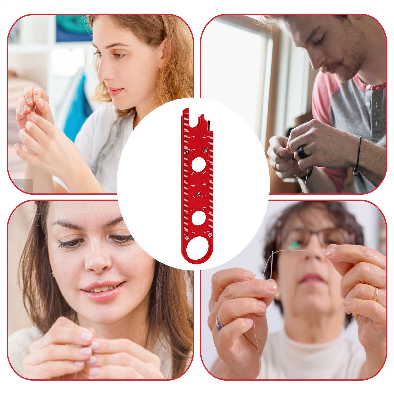 Needle Threader Tool - Alat Penarik Benang Mesin Jahit, Aman,