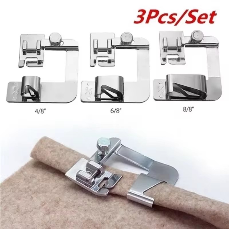 Twin Needle Stretch - Set Alat Jahit Hemming 1/3Pcs Wide