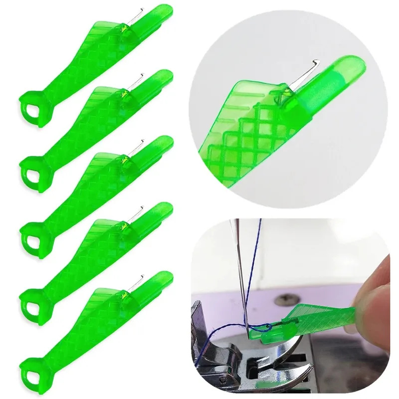 Needle Threader Tool - 1/10/40 Buah Alat Jahit DIY Threader