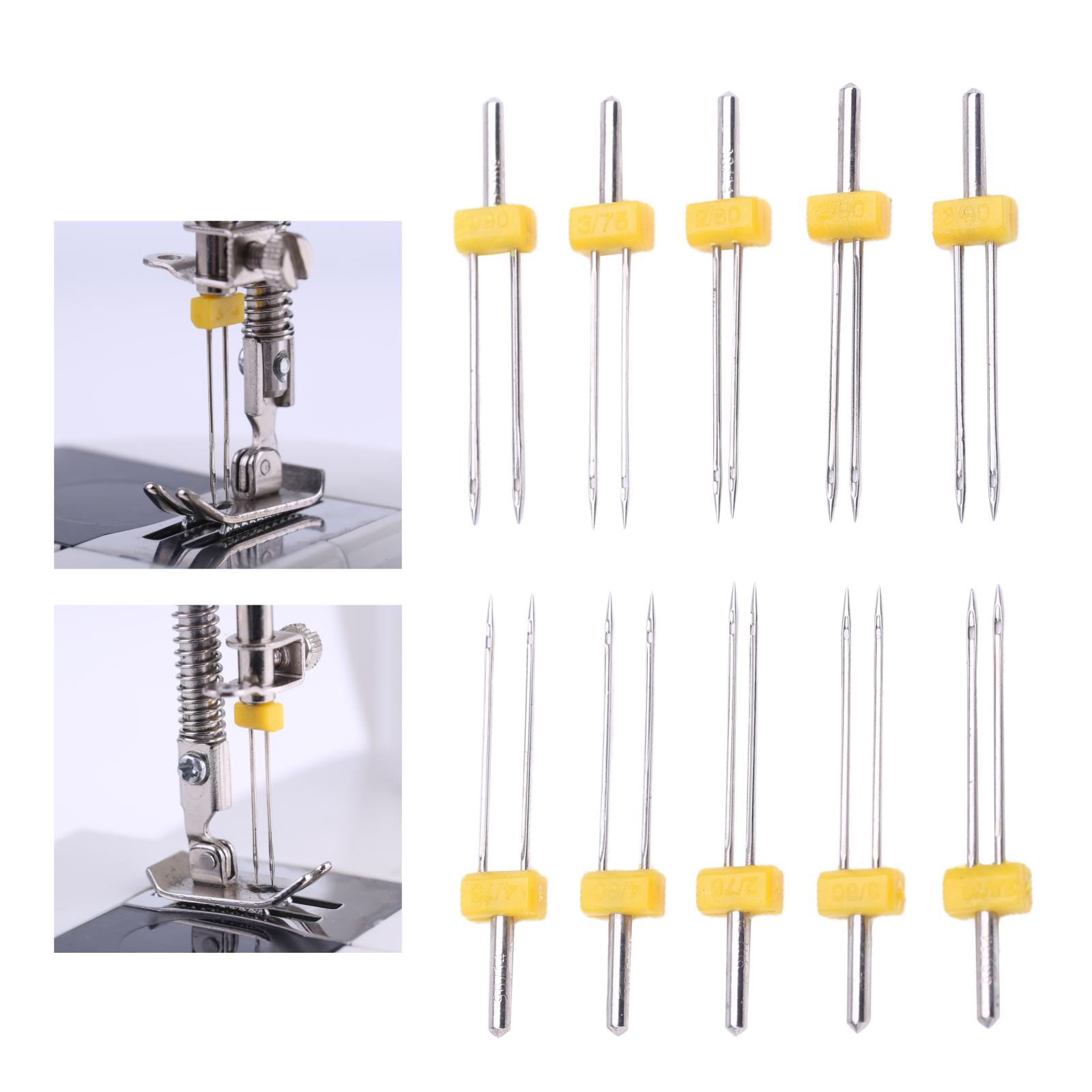 Twin Needle Stretch - 10 Buah Jarum Kembar Mesin Peregangan