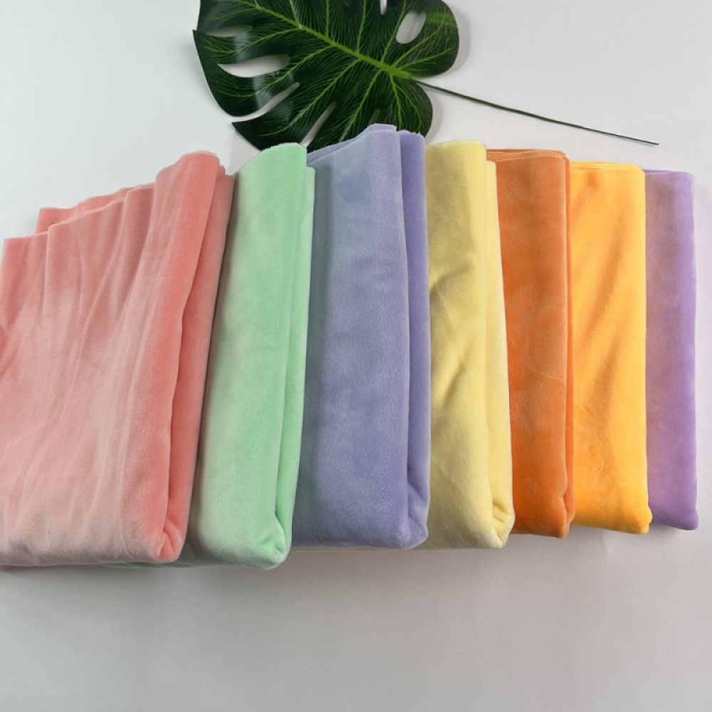 Sewing Textiles - Kain Plush Kristal Ultra Lembut 1mm