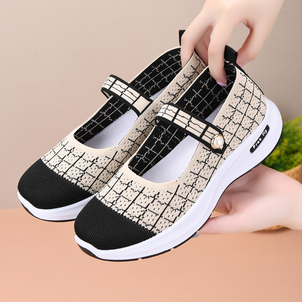 Sepatu Kasual Wanita Model Mar - Elastic Waistband Roll ulasan dan harga