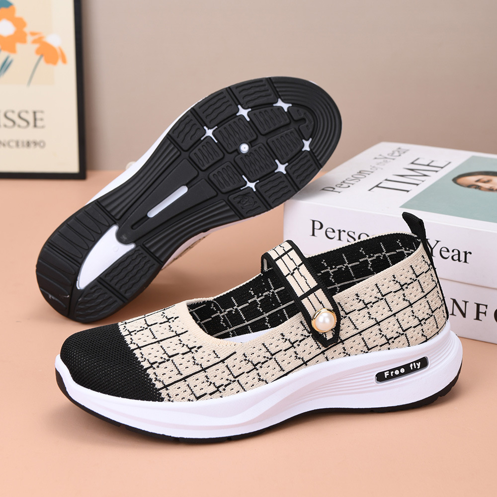Sepatu Kasual Wanita Model Mar - Elastic Waistband Roll ulasan dan harga