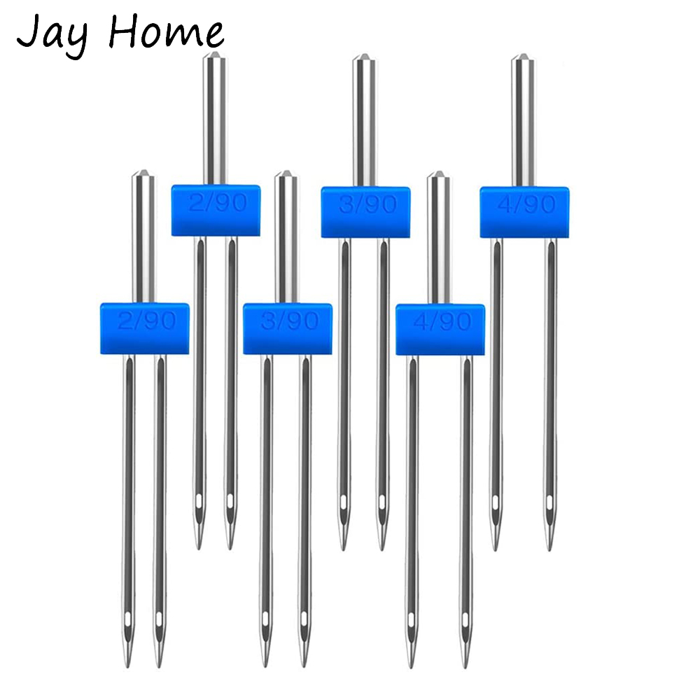 3PCS Jarum Mesin Jahit Double  - Twin Needle Stretch ulasan dan harga