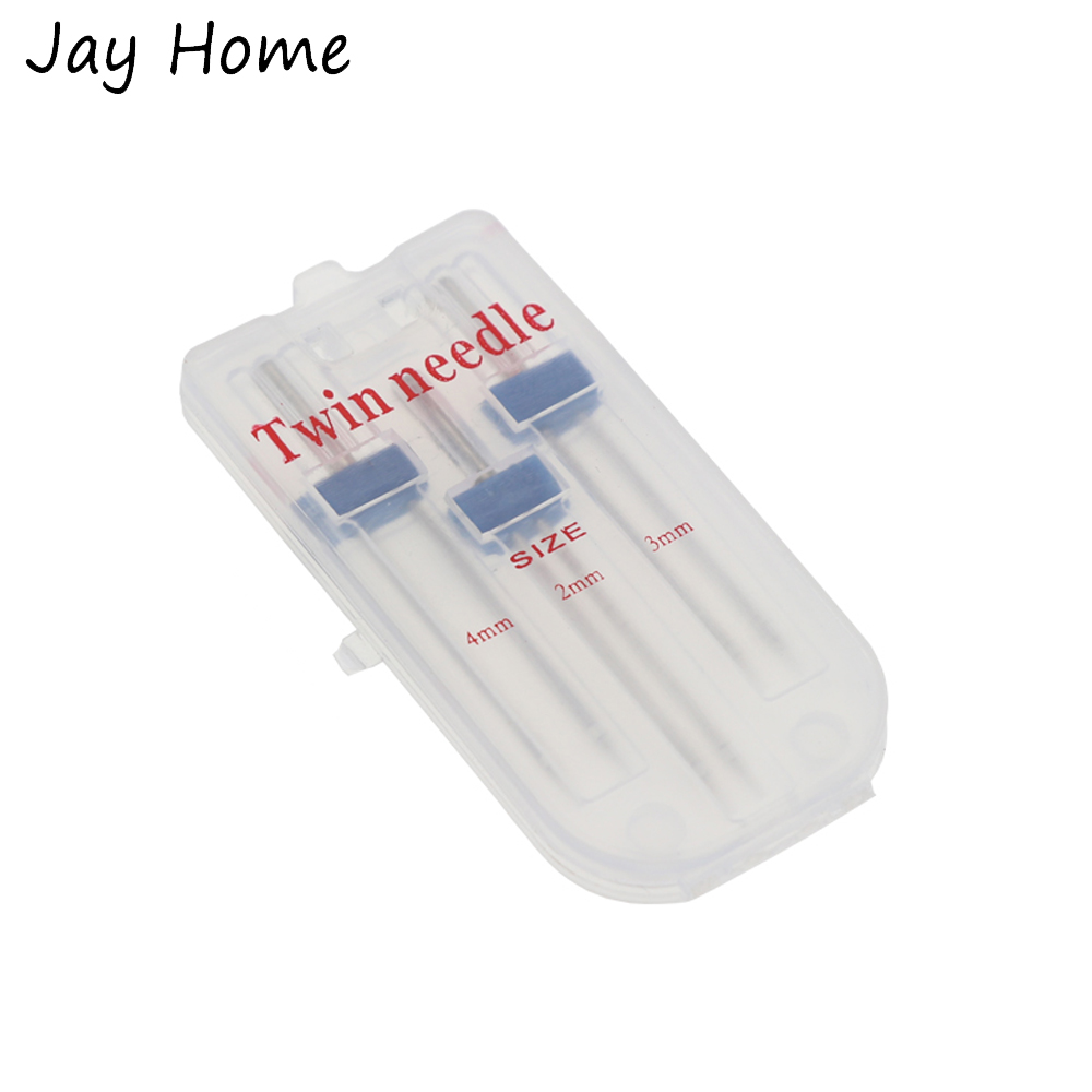 3PCS Jarum Mesin Jahit Double  - Twin Needle Stretch ulasan dan harga