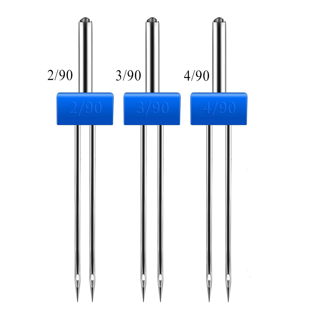 3PCS Jarum Mesin Jahit Double  - Twin Needle Stretch ulasan dan harga