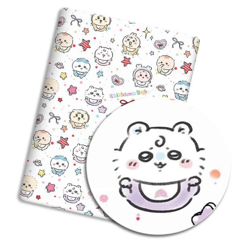 Kain Poliester Kartun 140x50cm - Sewing Textiles ulasan dan harga