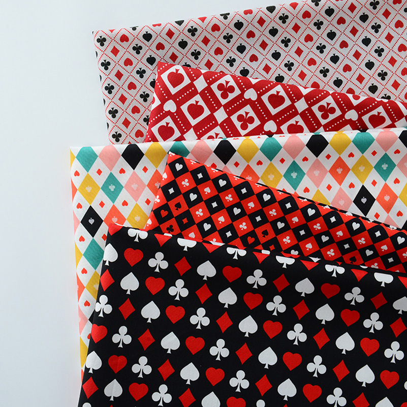 Ins Poker Elemen Katun Kain Ce - Sewing Textiles ulasan dan harga