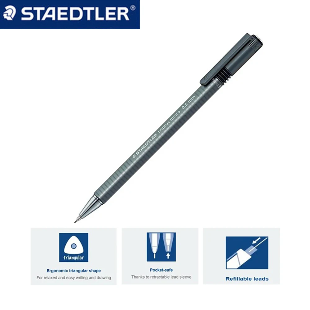 1 Buah Pensil Mekanik Mikro ST - Staedtler Pencil Triplus ulasan dan harga