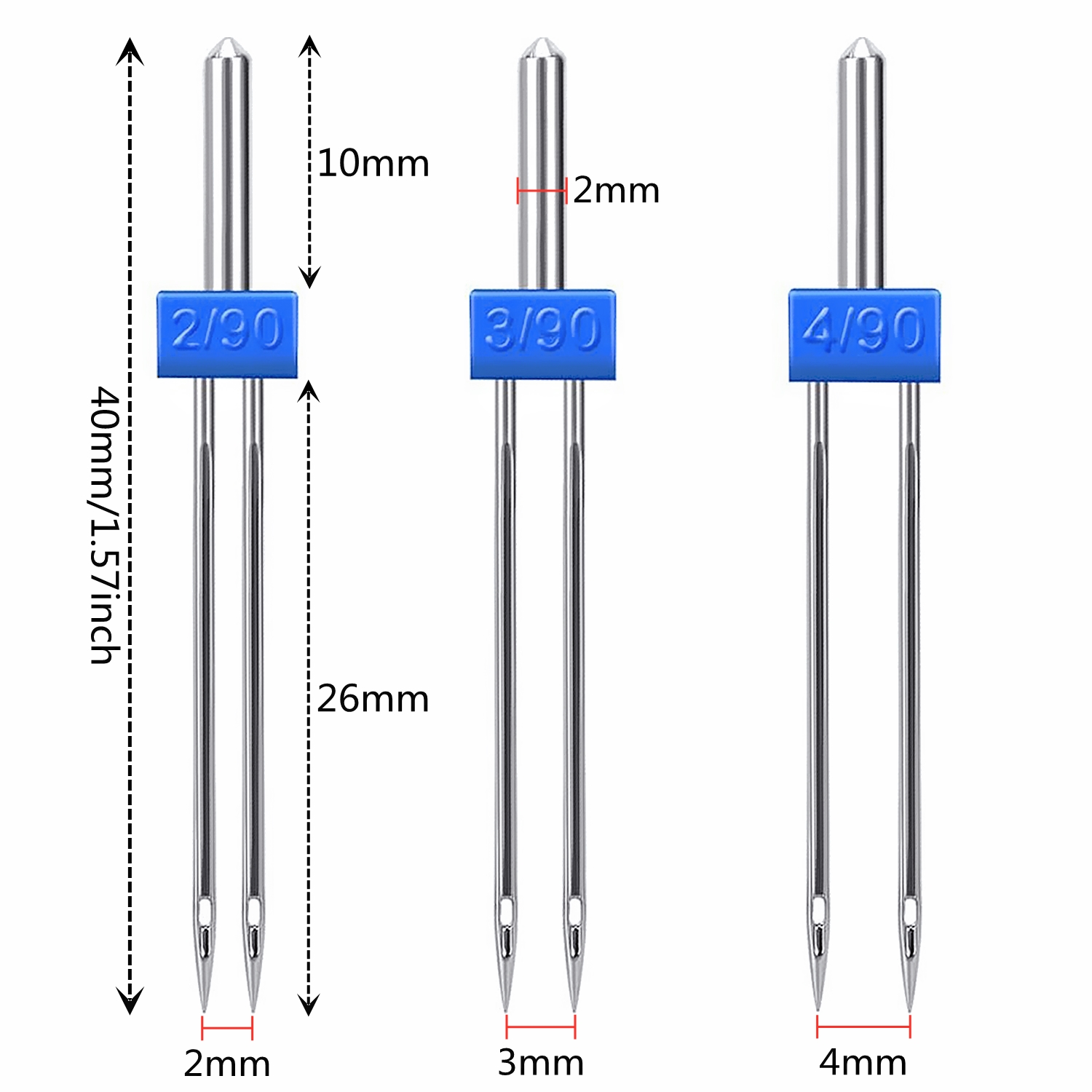 Set Jarum Jahit 3-Piece/Dual-n - Twin Needle Stretch ulasan dan harga