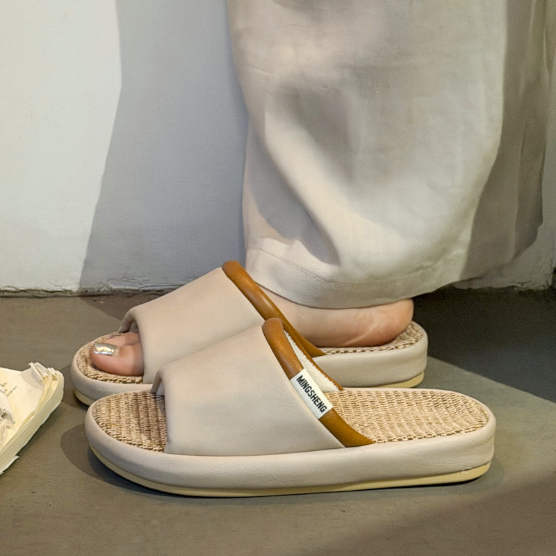 Sandal Rumah Linen Bernapas Ba - Sewing House ulasan dan harga