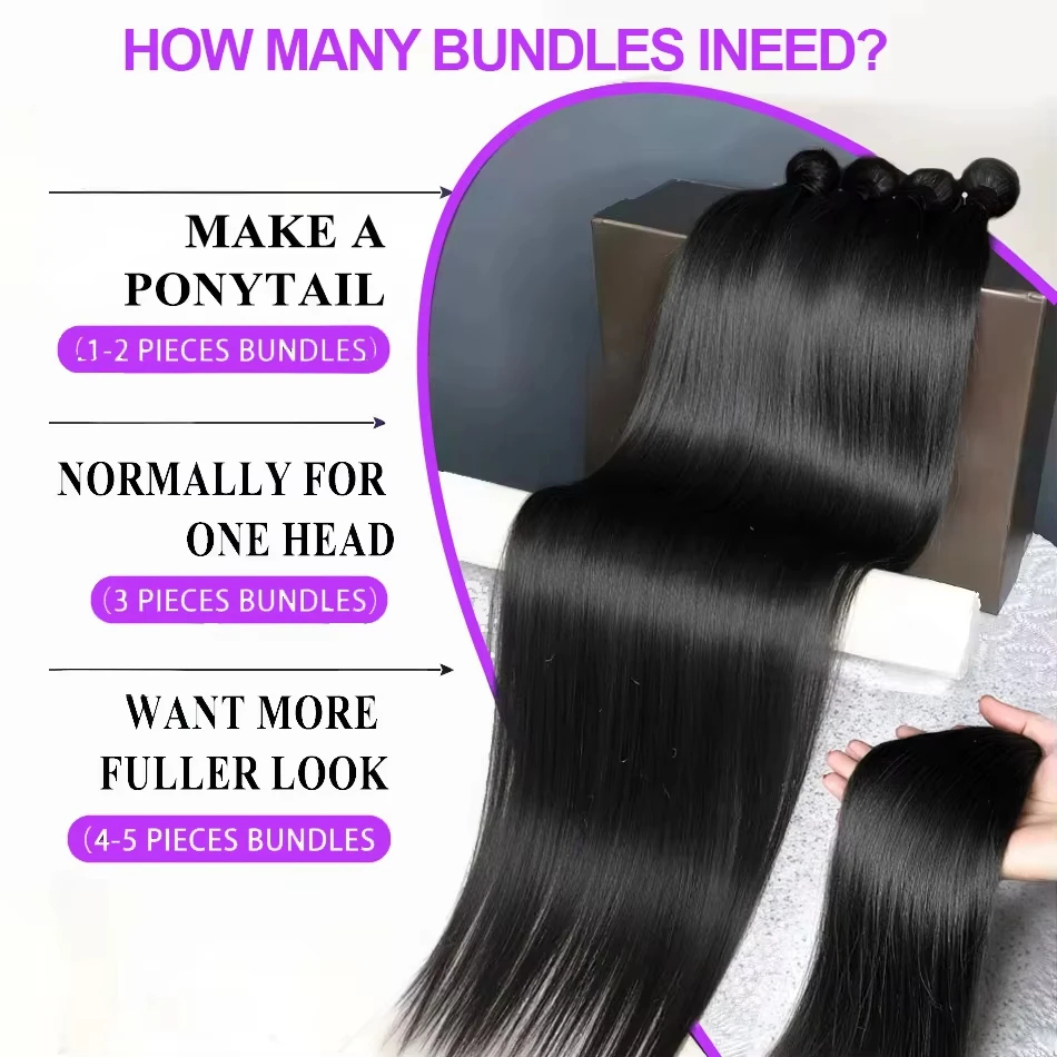 Paket Rambut Manusia Lurus Ala - Sewing Lab ulasan dan harga