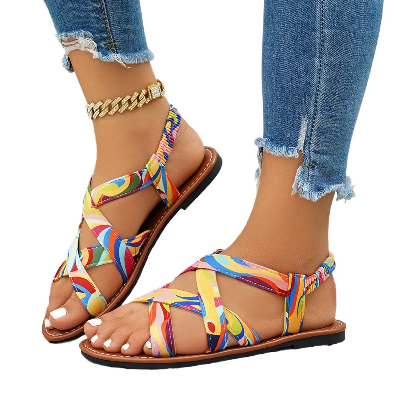 Sandal Wanita Musim Panas 2026 - Elastic Waistband Roll ulasan dan harga