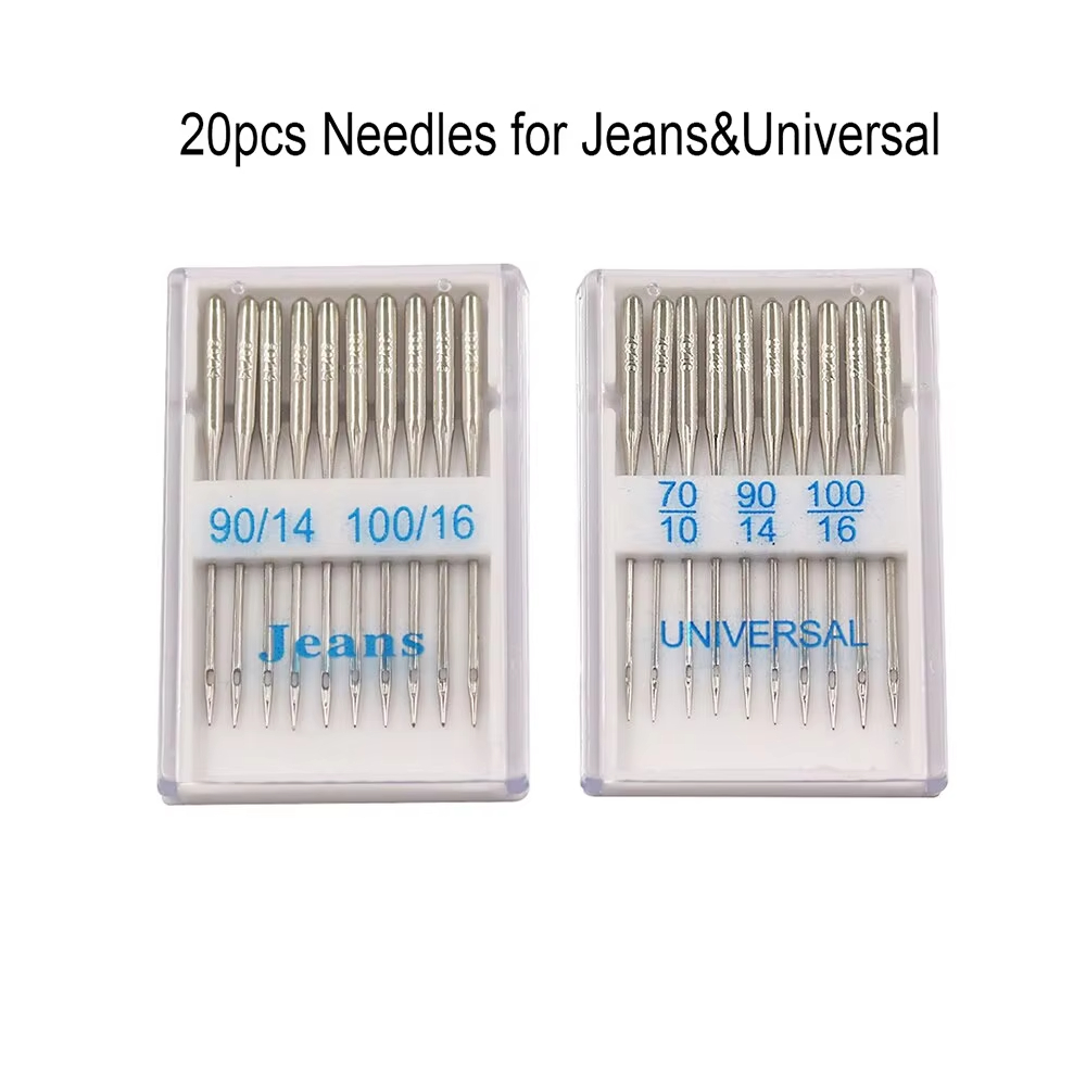 20 Buah Set Jarum Mesin Jahit  - Twin Needle Stretch ulasan dan harga