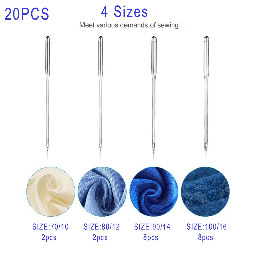 20 Buah Set Jarum Mesin Jahit  - Twin Needle Stretch ulasan dan harga